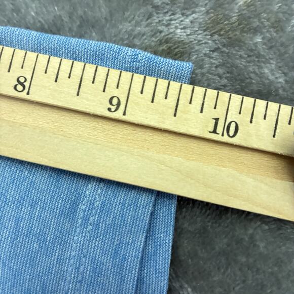 Vineyard Vines Edgartown Polo Shirt Mens Large Blue Stripes OTG Preppy Golf - Picture 8 of 9